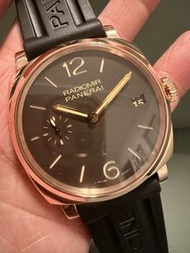 沛納海 PAM 515（Panerai Radiomir 1940 3 Days Oro Rosso） watch only 淨表😍  尺寸47 mm,18K 紅金（Rose/Red Gold）,