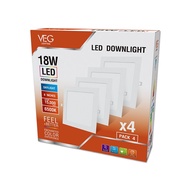 V.E.G.lighting 8-Inch Square LED Downlight 18W Model Tp-SDW-18DL-4V Daylight (Pack Of 4) Really Chea