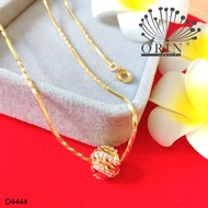Orin D4444 high-end design twisted noodle necklace with twisted charm beads and stones