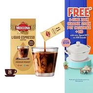 MOCCONA Liquid Espresso Medium Roast, 8 sachets   (Expiry: July 2026)
