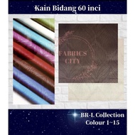 Kain Langsir Blackout Bunga Timbul Bidang 60''/ Curtain Sunblock Embossing Cloth 80%~95%
