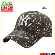 TOPI BASEBALL NY YANKEES ARMY YANKEES DISTRO CAP BORDIR MLB SPORT KOREA TQJ