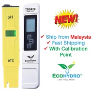 READY STOCK (Bundle Buy) pH Meter TDS EC 3-in-1 Water Purity PPM Hydroponic Tester Monitor hidroponi