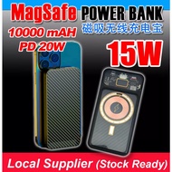 PowerBank 15 Watt Wireless Charged Fast PD 20 watt 4 Devices in the same time 10000mAH 磁吸无线充电宝 (BT-Y