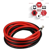 4 AWG 8 AWG 10 AWG 12 AWG 13 AWG Gauge Wire Silicone Flexible Cable Red or Black