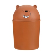 MINISO ถังขยะพลาสติก ลายหมี We Bare Bears