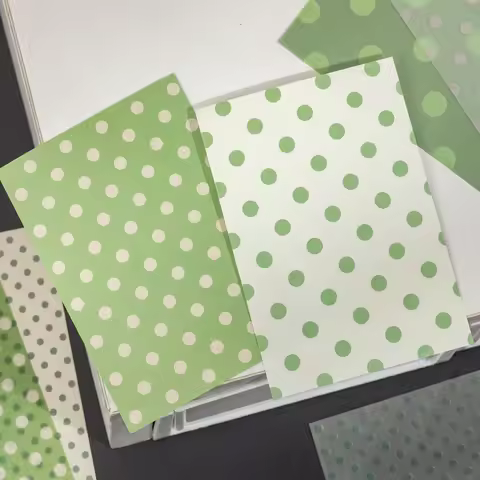 Decorative Craft Paper Polka Dot Paper For Scrapbooking Journal Decoration Handmade Craft Collage