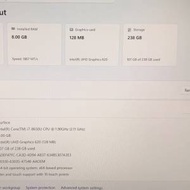Microsoft Surface Pro 6 i7 8GB RAM 25...