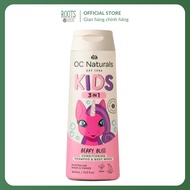 OC NATURALS - Baby Shampoo, Kids, 3 in 1 Conditioning Shampoo & Body Wash, Berry Bliss (400ml)