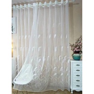 Chiffon curtains, window curtains, thin cotton spa curtains for door decoration
