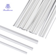 1set 3pcs 3 styles Plastic L Shape Tubes Handmade Sand Table Material Model Building White 249-255x2