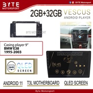 🦂VESCUS 🦂[2+32] DSP 📳4G Sim📳 Octa-Core Processor QLED Screen BMW E38 Android Player T3L / TS18 💯Andr