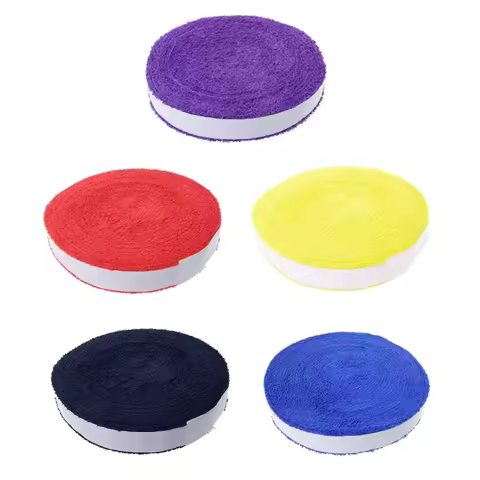 10M/32.8ft Towel Grip Badminton Tennis Racket Overgrips Non-Slip Sweat Band Grip Tape 0XXE