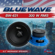 ลำโพงเสียงกลาง 6.5 นิ้ว BLUEWAVE BW-631 กำลังขับ 300 วัตต์ ( บรรจุ 1 คู่ ) เครื่องเสียงรถยนต์