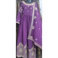 Indian Georgette full long gown(readymade)