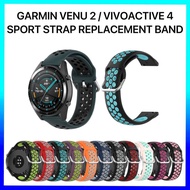 Garmin Venu 2 / Vivoactive 4 Sport Strap 22mm Replacement Strap