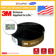Bán lẻ mặt nạ phòng độc 3M 3200 Phin lọc 3301K 10 Tấm lọc 7711 nắp giữ 774 - Mặt nạ chống độc bụi -