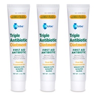 (3 Pack) (2 oz) Triple Antibiotic First Aid Antibiotic Ointment, 24-Hour Infection Protection, Wound