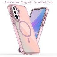 SAMSUNG Color Changing Shockproof Mobile Phone Case with Holder for Samsung A15 A16 A25 5G A34 A54 A