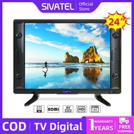 Sivatel TV LED Digital Analog 24/25 inch HD Ready Digital Televisi Murah