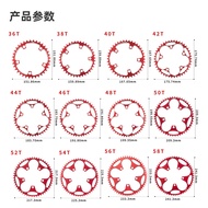 VXM Road Bicycle Chainring 110BCD Crank Chainring Aluminum Alloy Positive Negative Chainring Plate 3