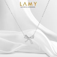 Dây chuyền nữ LAMY Bow Necklace Silver 6019