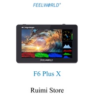 Feelworld F6 PLUS X Monitor： 5.5'' Portable Touch Screen Monitor for DSLR Cameras, Full HD&4K HDMI