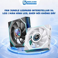 Radiator Fan - Jungle Leopard Interstellar V4 LCD Fan case | LCD Screen, Wireless Connection
