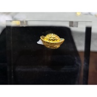 999.9 Fine Gold Ingot Pendant/Cham - 999.9 足金元宝吊坠