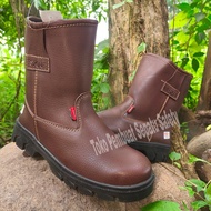 King skn Leather Safety Boots for Project Work, Strong, Comfortable to Wear All Day, Anti-Slip, Dura