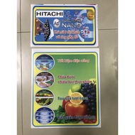 Hitachi refrigerator sticker - Hitachi refrigerator sticker (model 1)