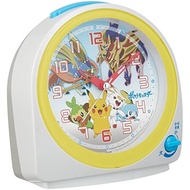 Seiko Cork Rock Alarm Clock Character Pocket Monster White Pearl 130 × 127 × 71mm CQ422W