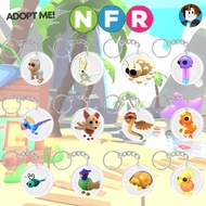 Adopt Me Pets NEON Legendary Part 2 Characters Decorative Printed in Keychain