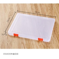 2026Series of portable transparent plastic file storage boxes, document and receipt organizer boxes,