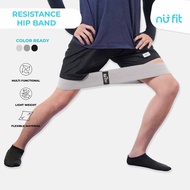 Nu Fit - Resistance Hip Band - Hip Resistance Band - Hip Band - Booty Band - Squat Band - Yoga Hip B