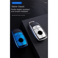 Case Cover Remote Key Smartkey Car Mercedes E200 E300 E350 Leather Model