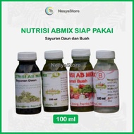 Nutrisi AB MIX ABMIX Sayur Daun dan Sayur Buah 100 ml Cair Siap Pakai