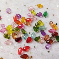 Black Metallic UV Drop beads (Tetes 03) Translucent hole drop beads Wholesale beads gram beads Retai