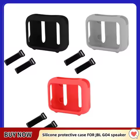 Silicone Case Cover For JBL GO 4 GO4 Bluetooth-compatible Speaker Full Cover Dustproof Thickened Pro