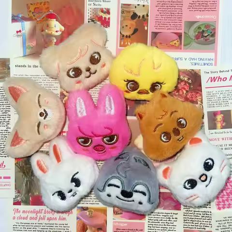 StrayKids New Plush Cute Brooch Badge Accessories Backpack Clothing Accessories SKZOO Wolfchan Bboka