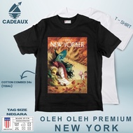 NEW YORK 4 T-Shirt Cotton Combed 24s SOUVENIR PREMIUM GIFT