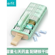 Pill Box Portable 1 Day 2 Meals Packing One Week Seven Days Medicine Dispenser Week Portable Medicin