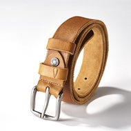 camel active Men Casual Genuine Leather Belt (1610HRG-19#BRN)