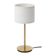 RINGSTA/SKAFTET 桌燈, 白色/黃銅