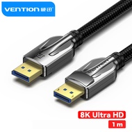 Vention Display Port 2.0 Cable DP to DP Male to Male Cable Display Port 8K 60Hz 4K 144Hz High Speed