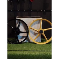 ENKEI EGO AVANTIZ/SOLARIZ/EGO S SPORT RIM SP522 BLACK/GOLD 17INCH 1.4X1.4X 17INCH HITAM/EMAS