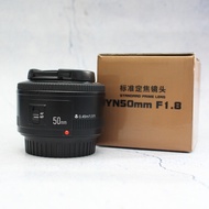 Canon F1.8 Yongnuo YN 50mm Fixed Lens For DSLR Cameras - Bokeh Like New fixed lens