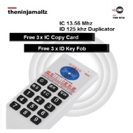 TNM NFC IC ID Copier Duplicator RFID Reader Writer 13.56mhz 125khz Copy Clone Condo Lift Access Card