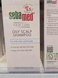 施巴控油養護洗髮水Seba med Oily Scalp Shampoo PH5.5 油性洗髮400ml