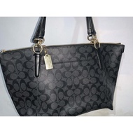 TAS WANITA MERK COACH AVA SIGNATURE ZIP TOTE BAG, DIJAMIN ORIGINAL